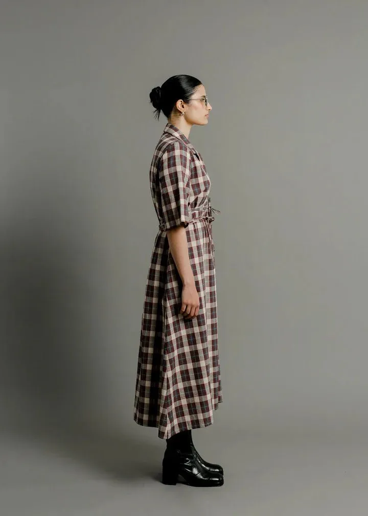 A Bronze Age Eden Dress (Nerd Plaid)