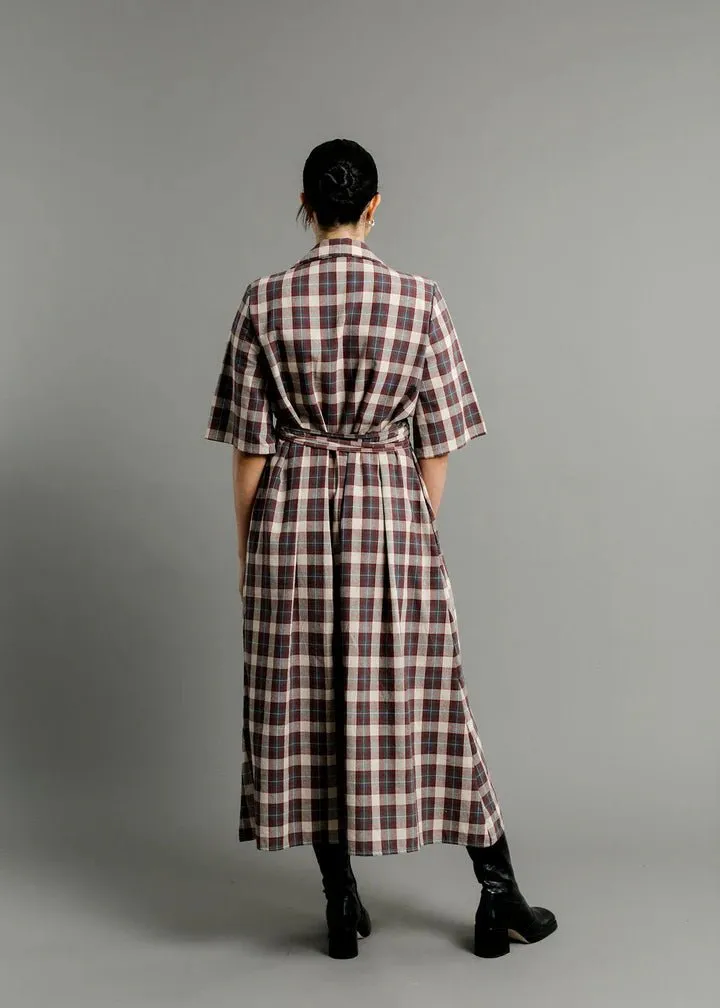 A Bronze Age Eden Dress (Nerd Plaid)