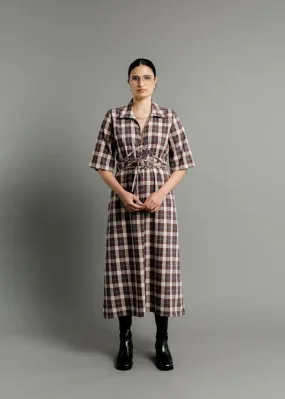 A Bronze Age Eden Dress (Nerd Plaid)