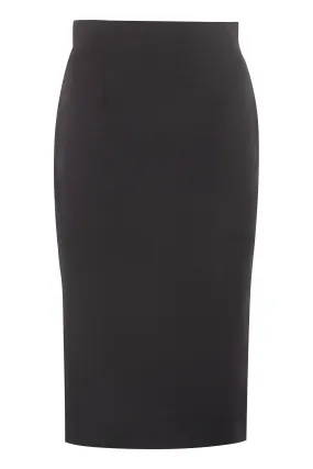 Alexander McQueen High Waisted Midi Pencil Skirt