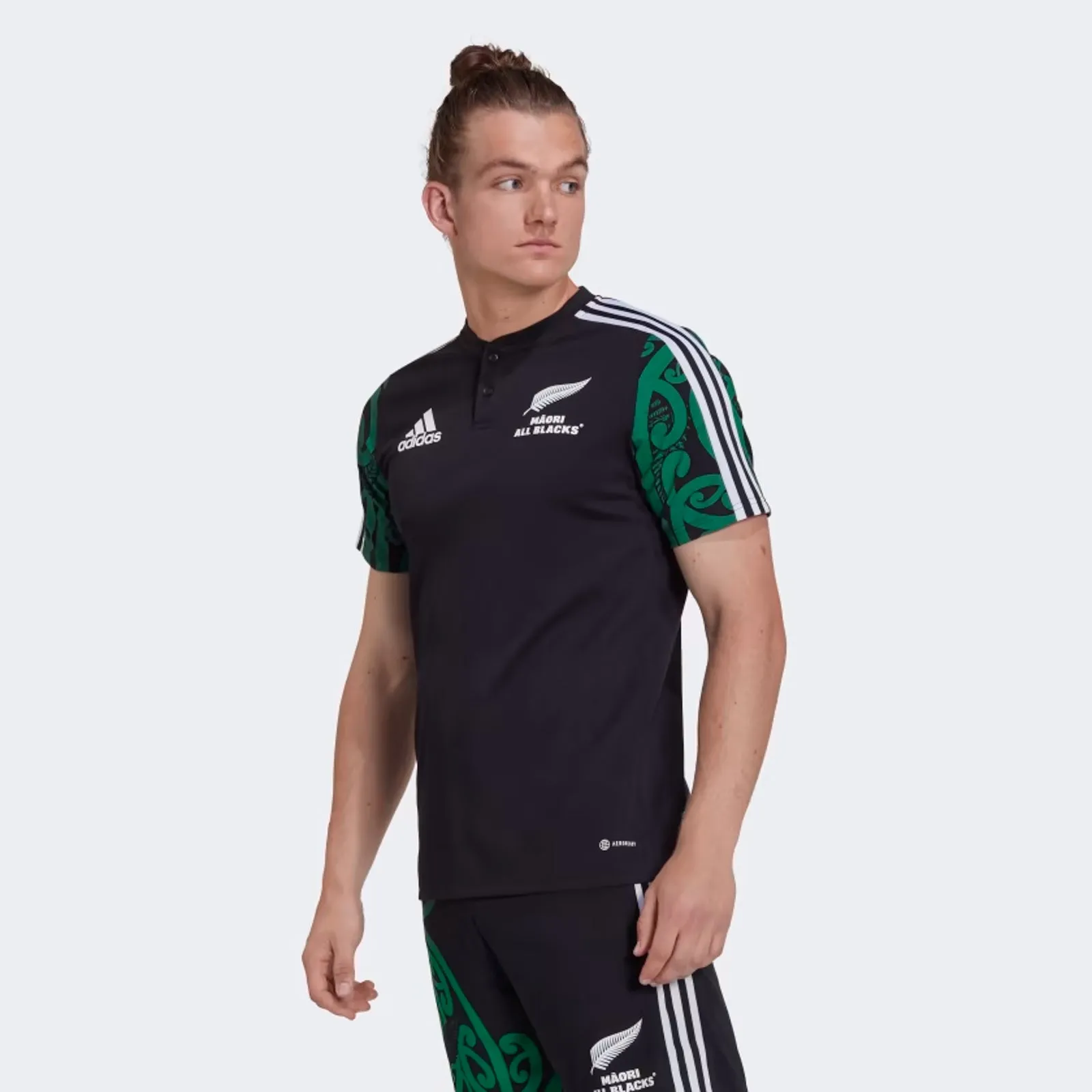 All Blacks Men's Maori Rugby Union Polo by adidas