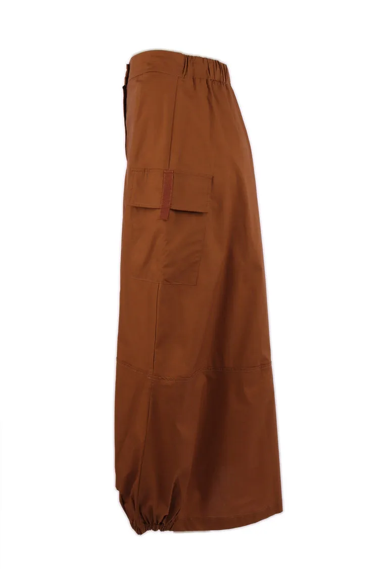 Anais Midi Skirt in Bronze