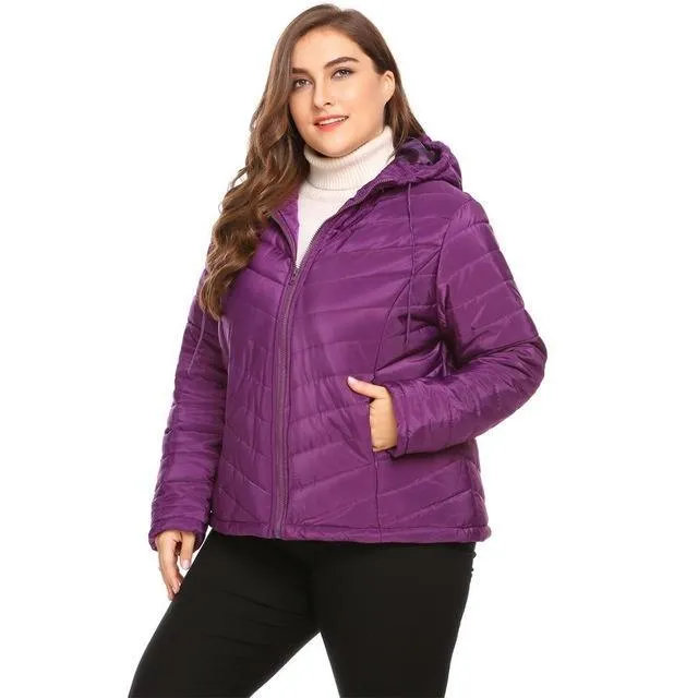 ANALUKE Jacket Padded Hooded Women Coat