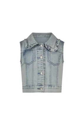 ANGELES gilet Denim