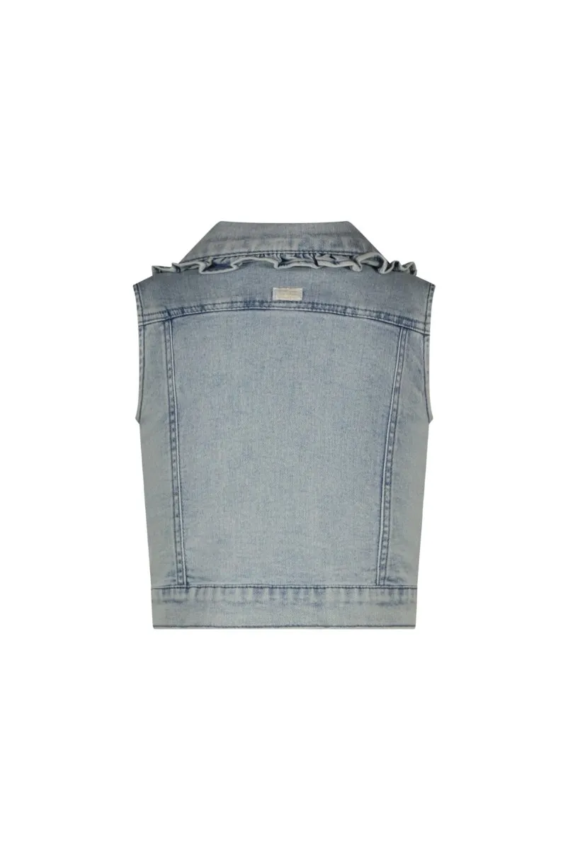 ANGELES gilet Denim