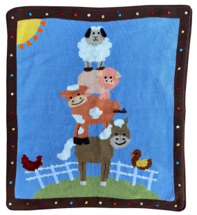 Animal Tower Blanket