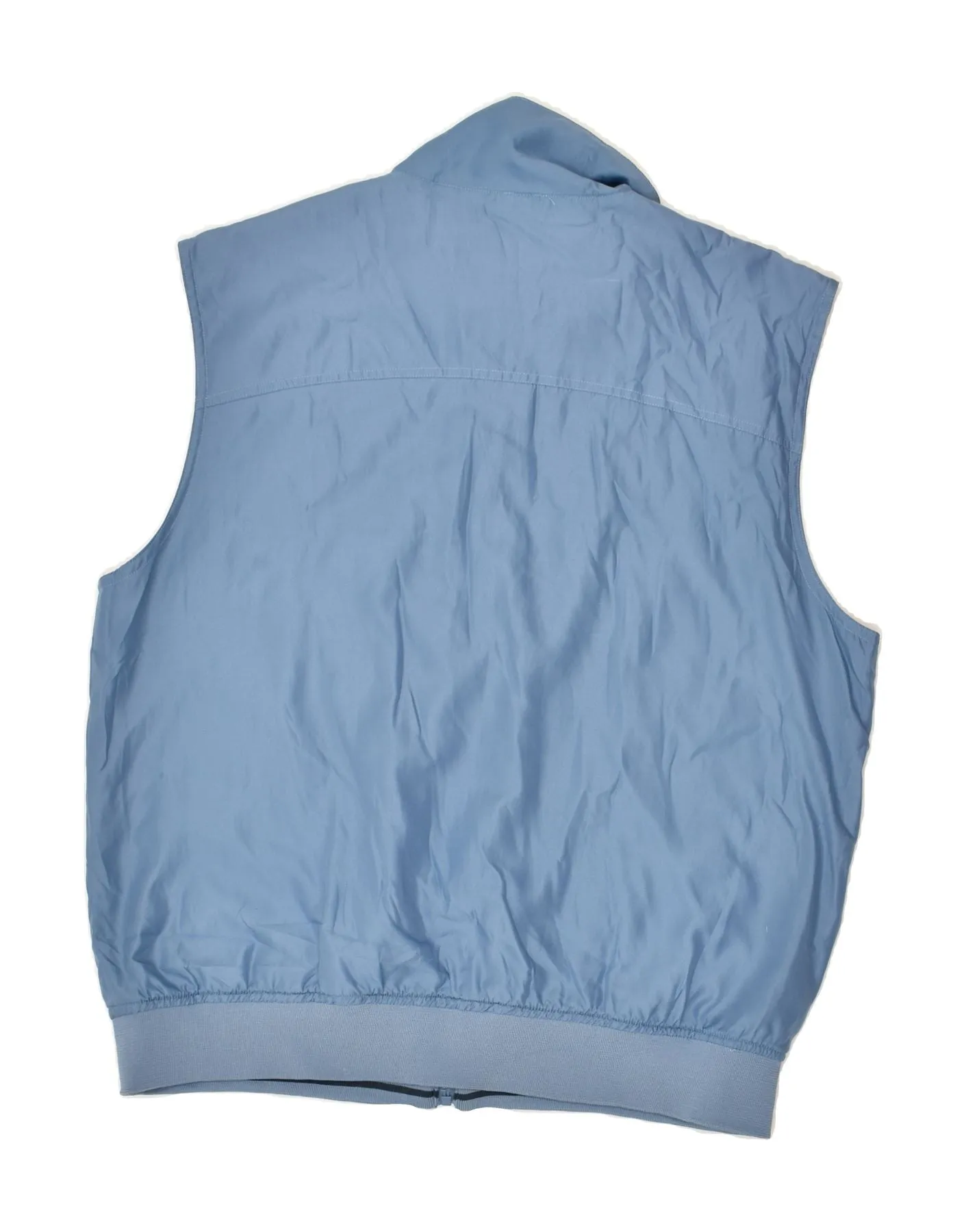 ASICS Mens Gilet UK 44 2XL Blue Polyester