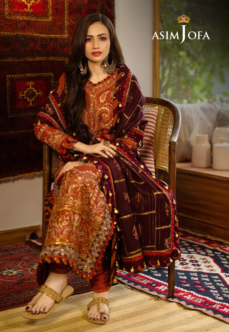 Asim Jofa Kashmiri Taanka Winter Collection – AJKT-09