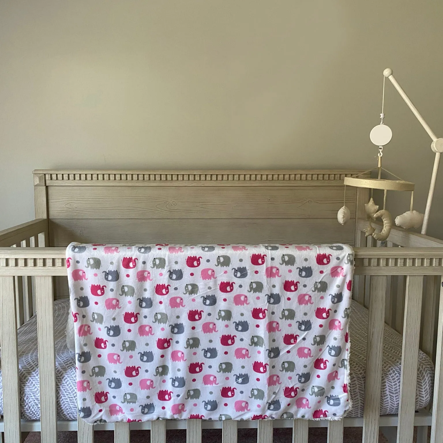 Baby Blanket Pink Elephant