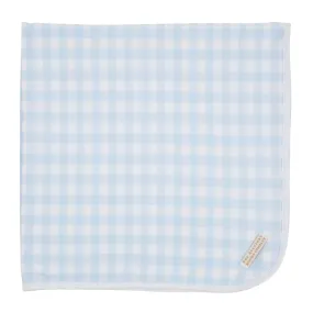 Baby Buggy Blanket - Buckhead Blue Gingham