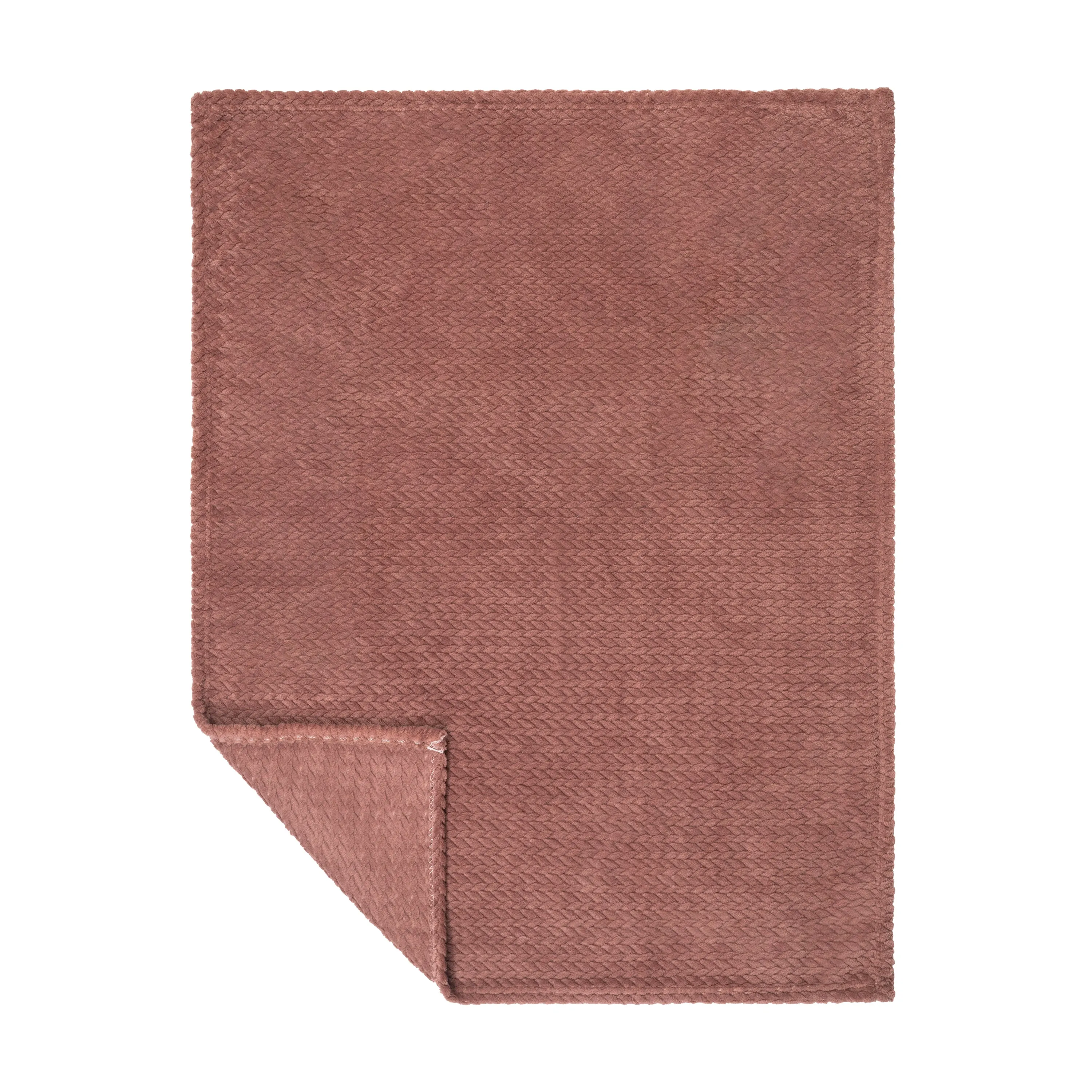 Baby Fleece Blanket - 30" by 40" - Brown