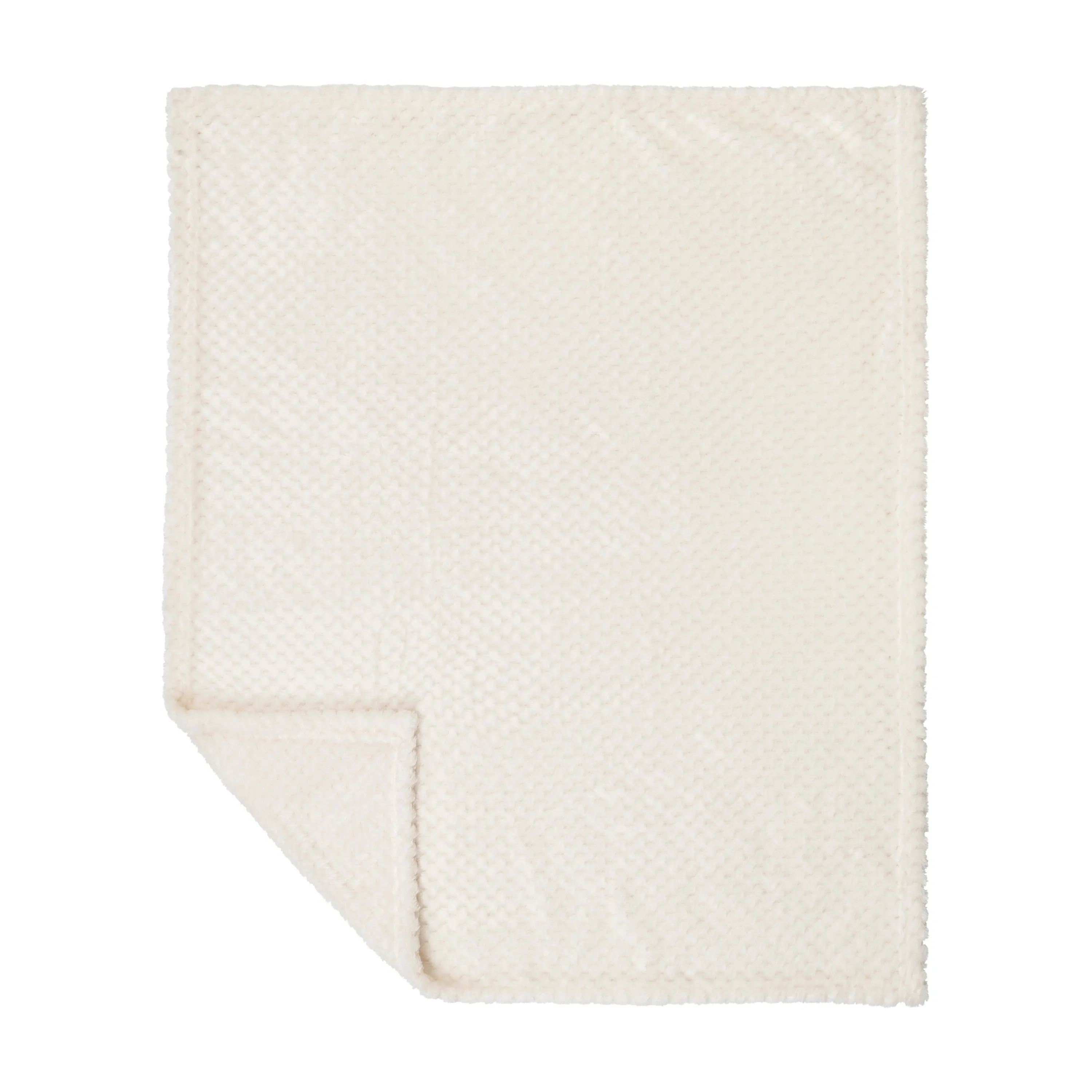 Baby Fleece Blanket - 30" by 40" - Cotton White