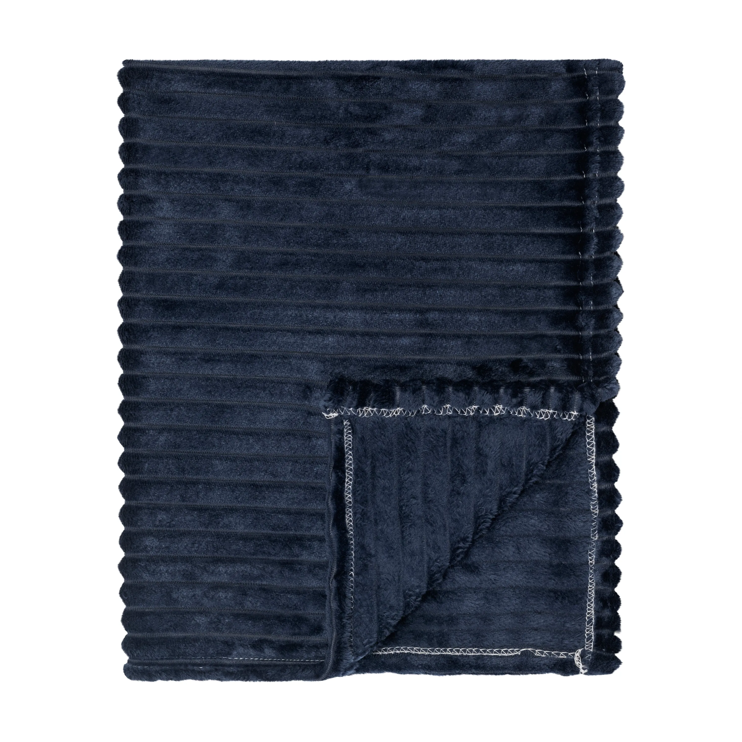 Baby Fleece Blanket - 30" by 40" - Dark Blue