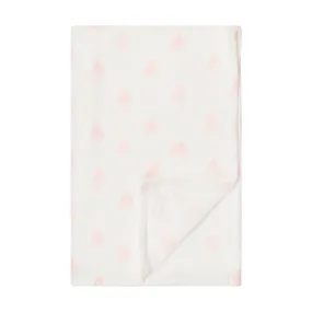 Baby Fleece Blanket - 30" by 40" - Hearts