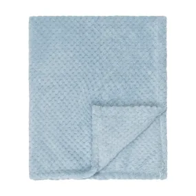 Baby Fleece Blanket - 30" by 40" - Light Blue