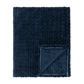 Baby Fleece Blanket - 30" by 40" - Navy