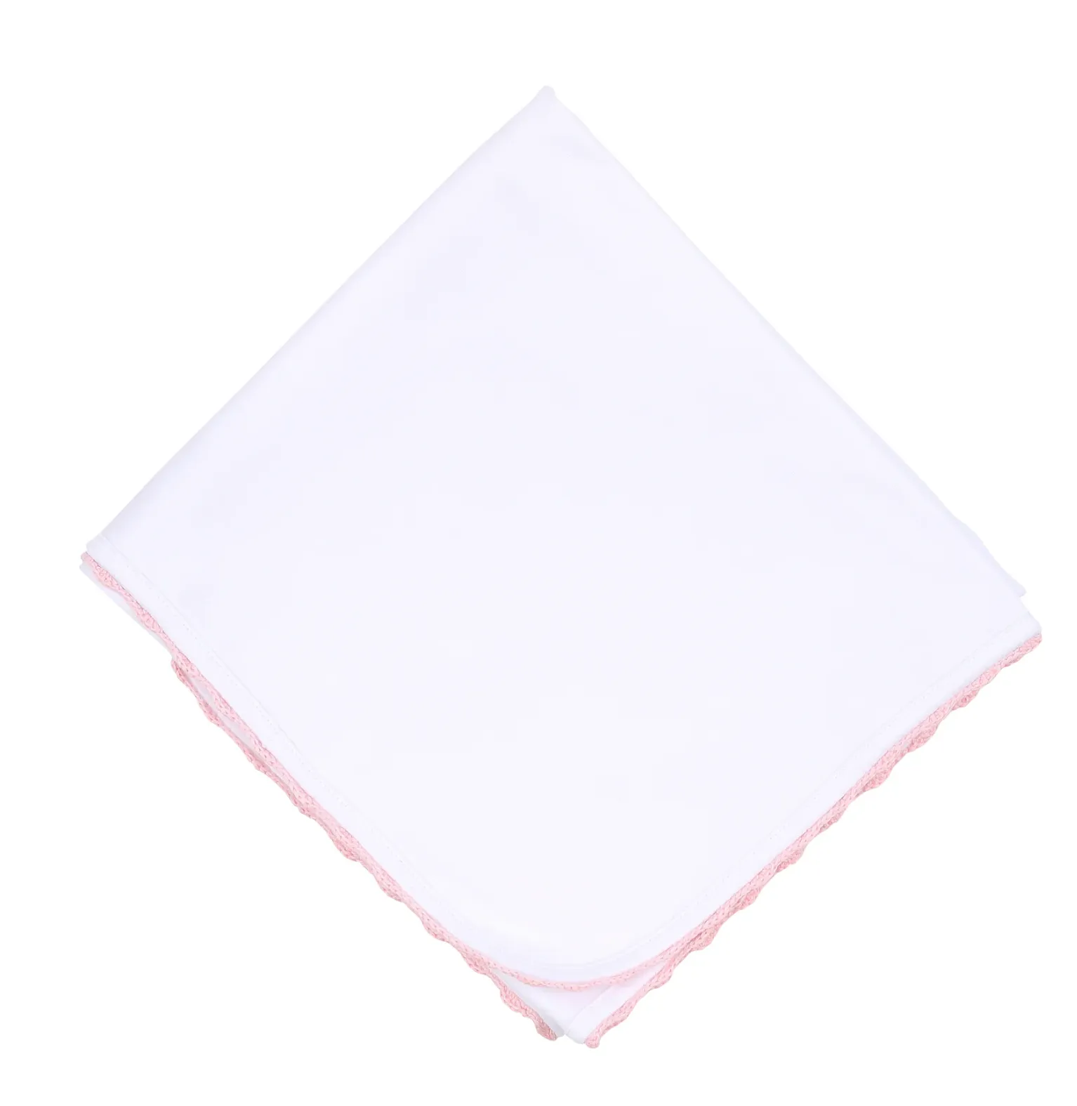 Baby Joy Fall Embroidered Receiving Blanket - Pink