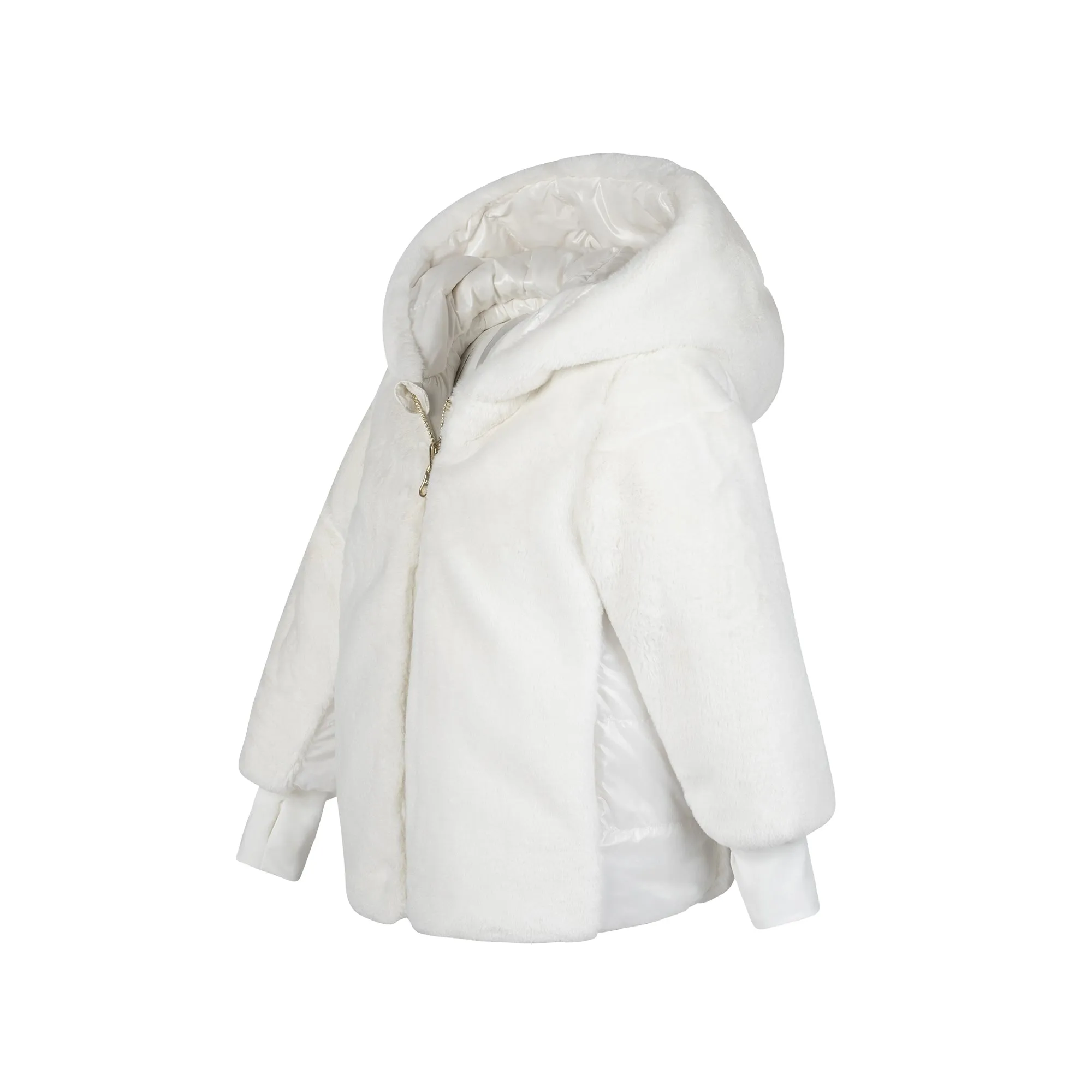 BABY REVERSIBLE COAT-White