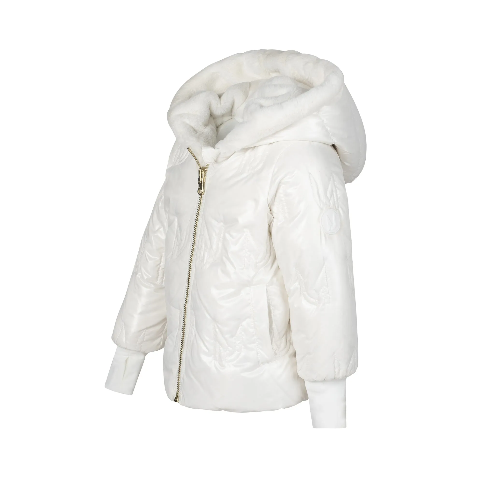 BABY REVERSIBLE COAT-White