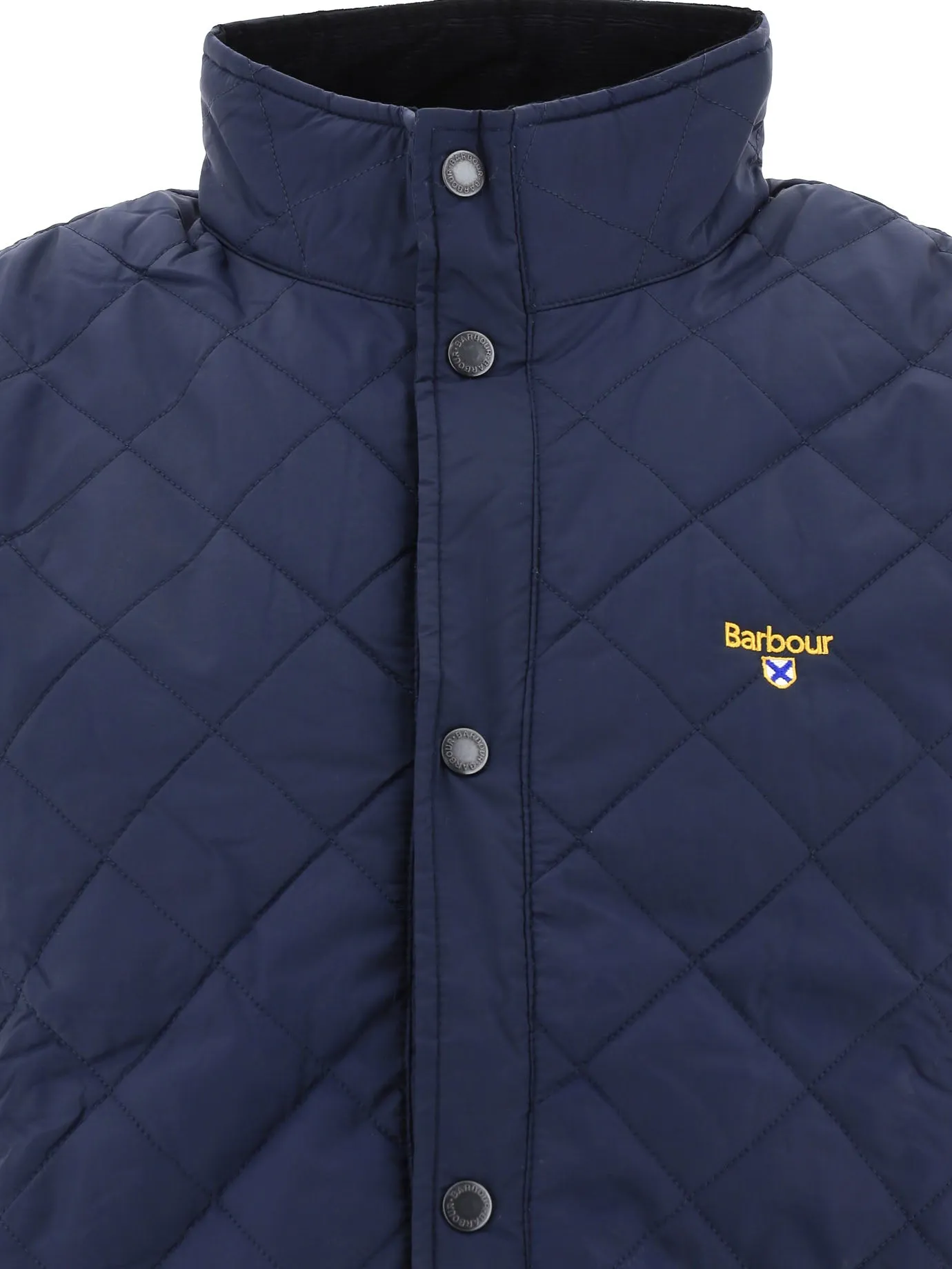 Barbour Buttoned High-Neck Crest Gilet