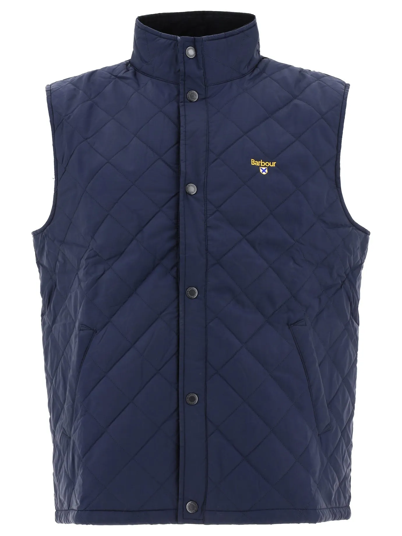 Barbour Buttoned High-Neck Crest Gilet