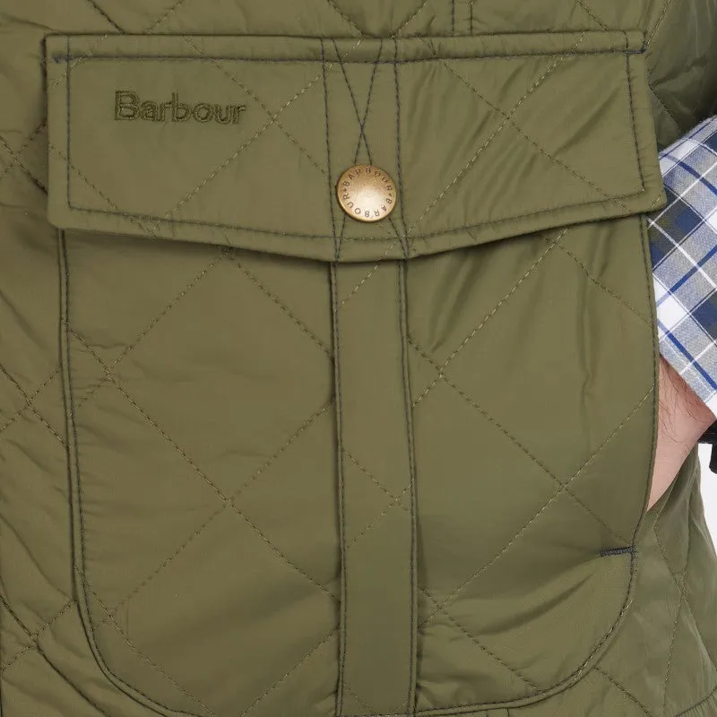 Barbour Explorer Mens Quilt Gilet - Mid Olive