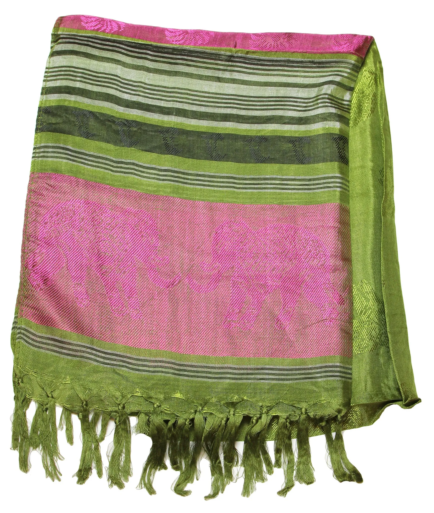 Beautiful hand made Nepal Pashmina Scarf Shawl Green