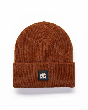 Berne Apparel Mens Heritage Knit Cuff Brown Duck 100% Acylic Beanie Hat