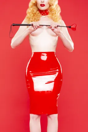 Bettie Page Latex Hobble Skirt