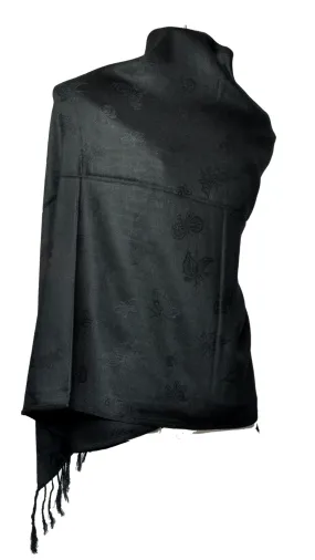 Black dual side Stole