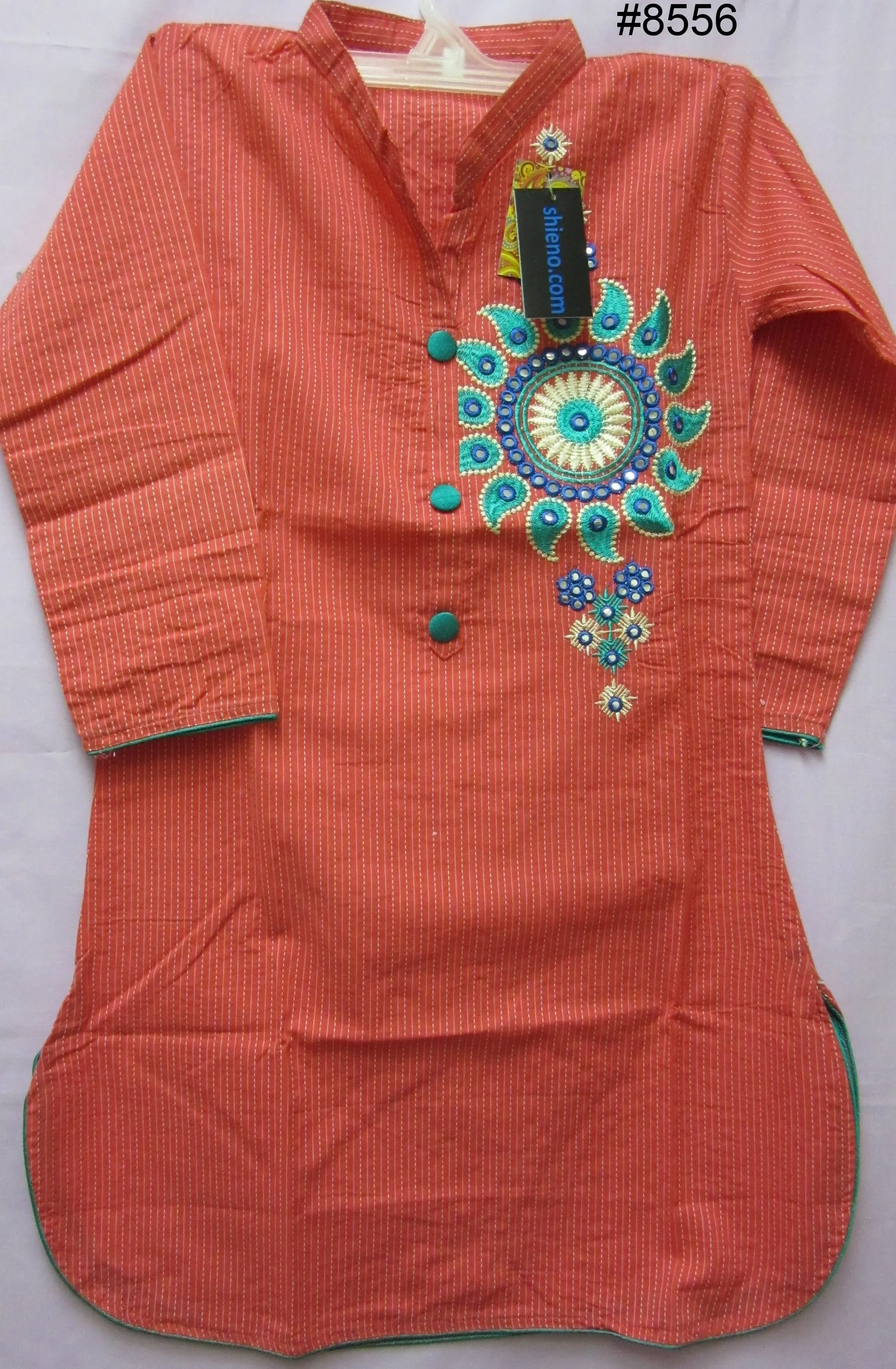 Blouse 8559 Cotton Embroidered Career Wear Petites Small Size Kurti