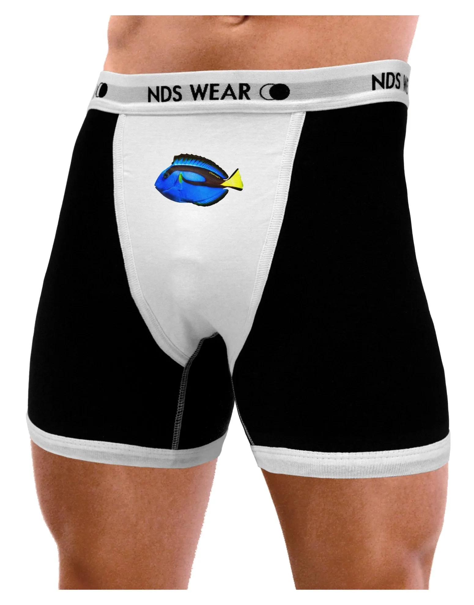 Blue Tang Fish Mens Boxer Brief Underwear