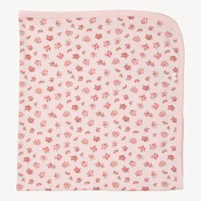 bouquet de fleurs organic cotton baby blanket