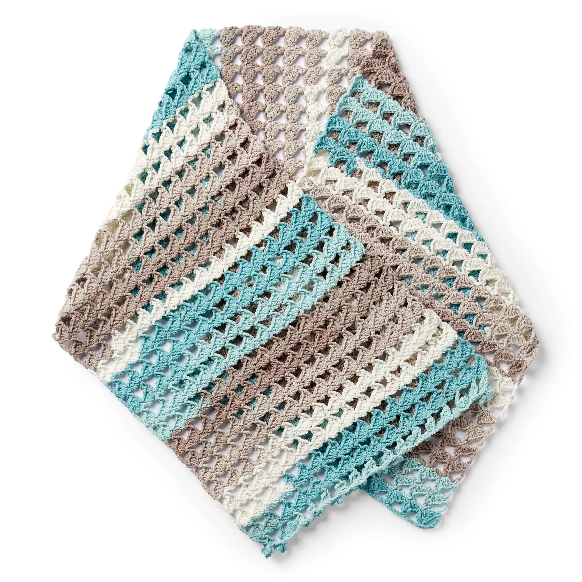 Caron Crochet Shell Shawl