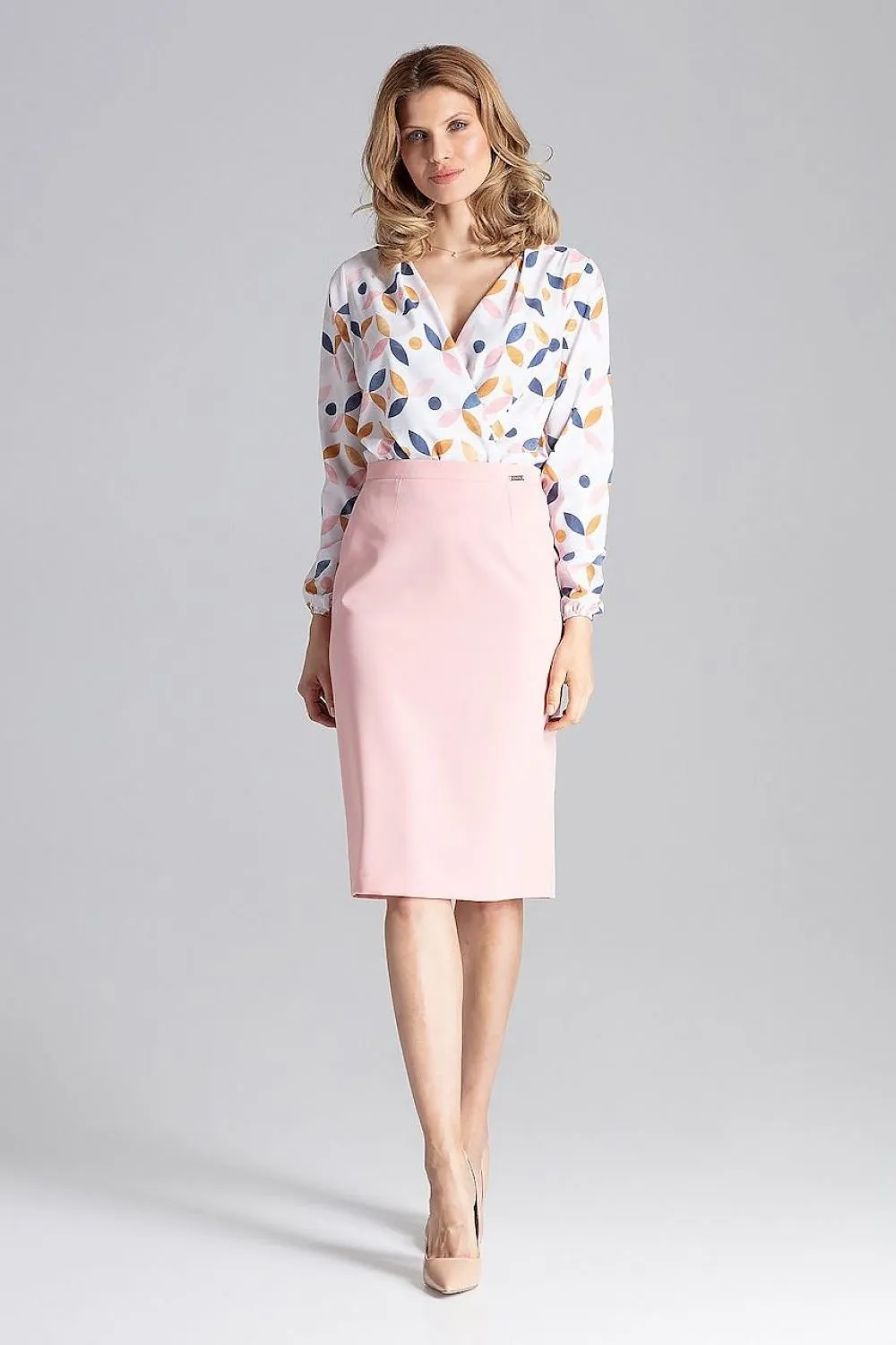 Classic Knee-Length Pencil  Skirt  Figl