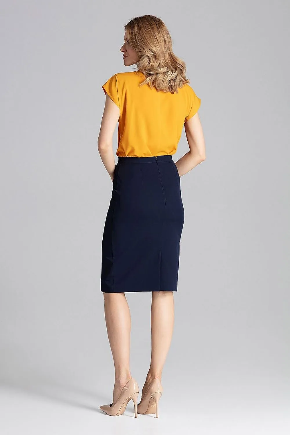 Classic Knee-Length Pencil  Skirt  Figl