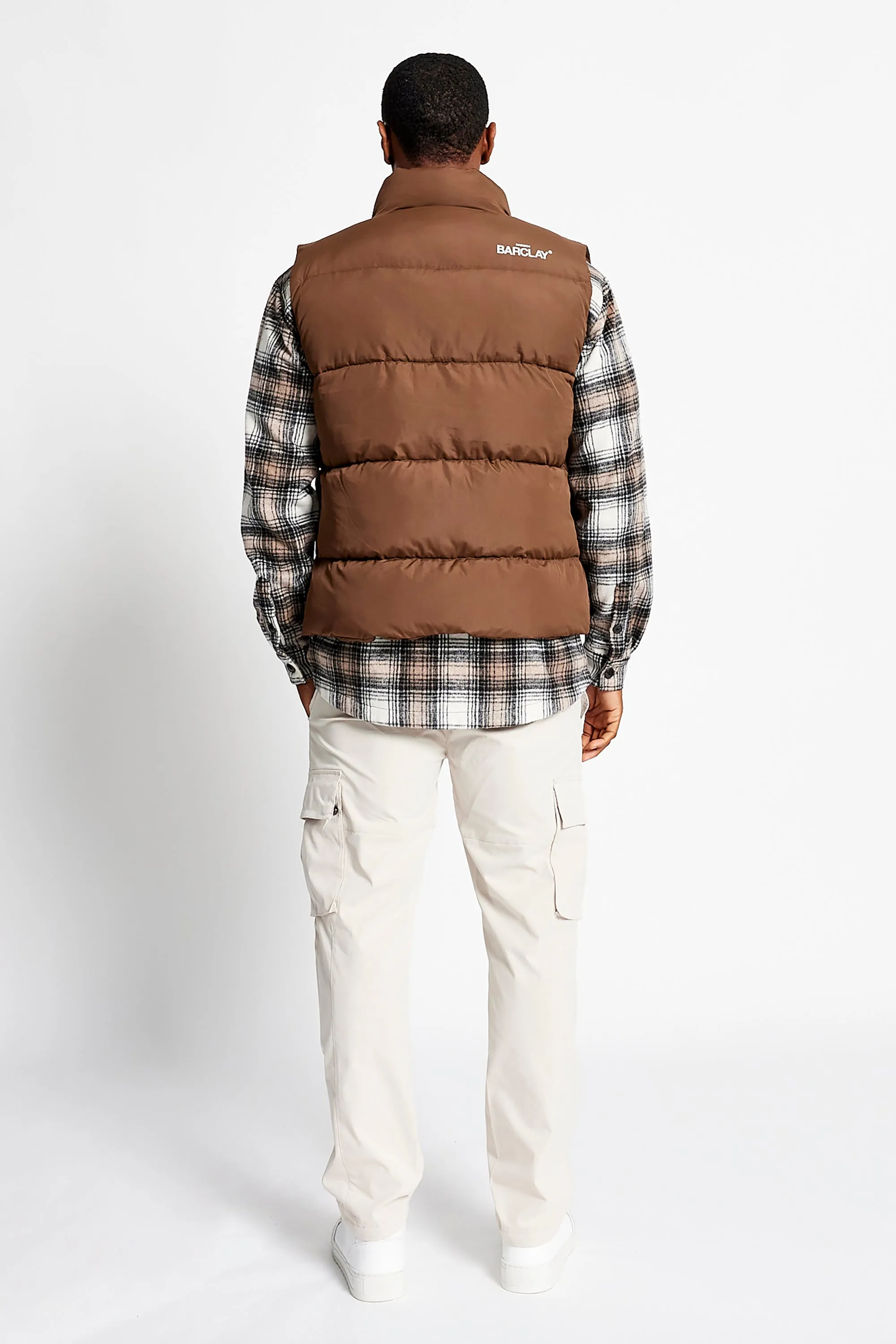 Coney Quilted Vest - Chocolate