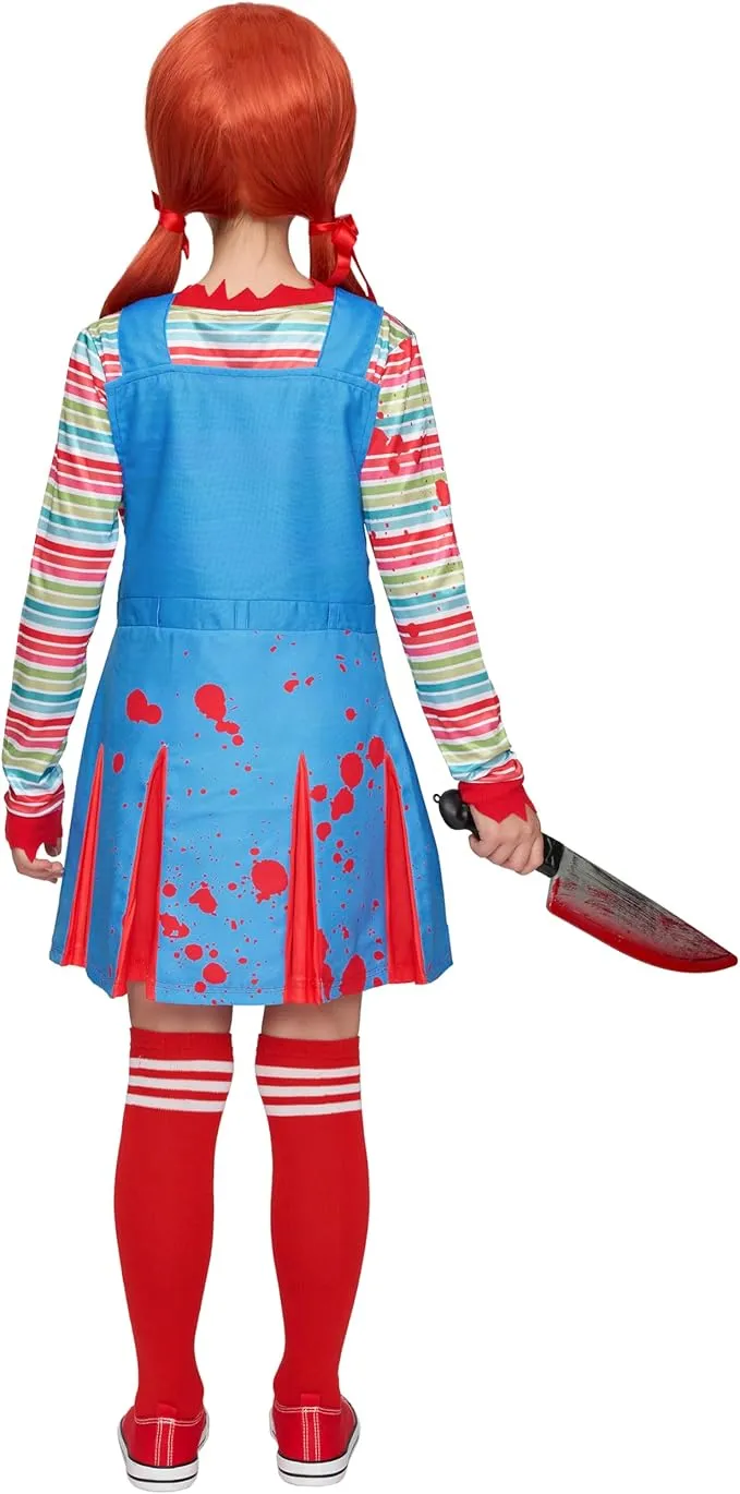 Creepy Doll Costume for Kids Girls