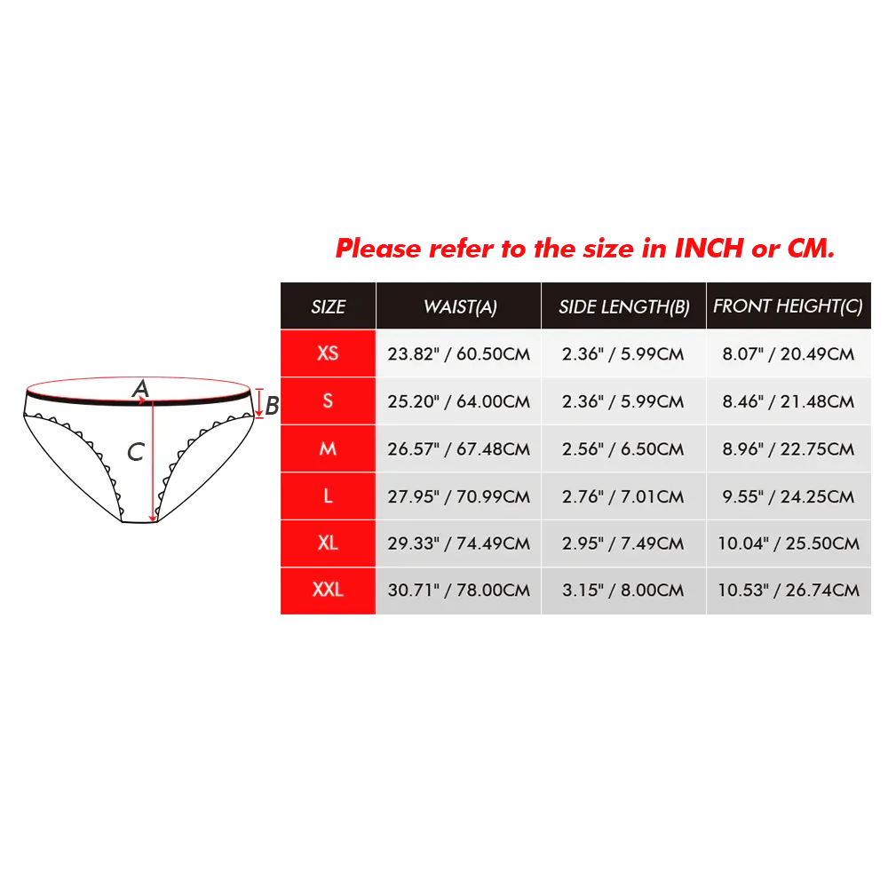 Custom Boyfriend Face Thong Panties Funny Gift For Her