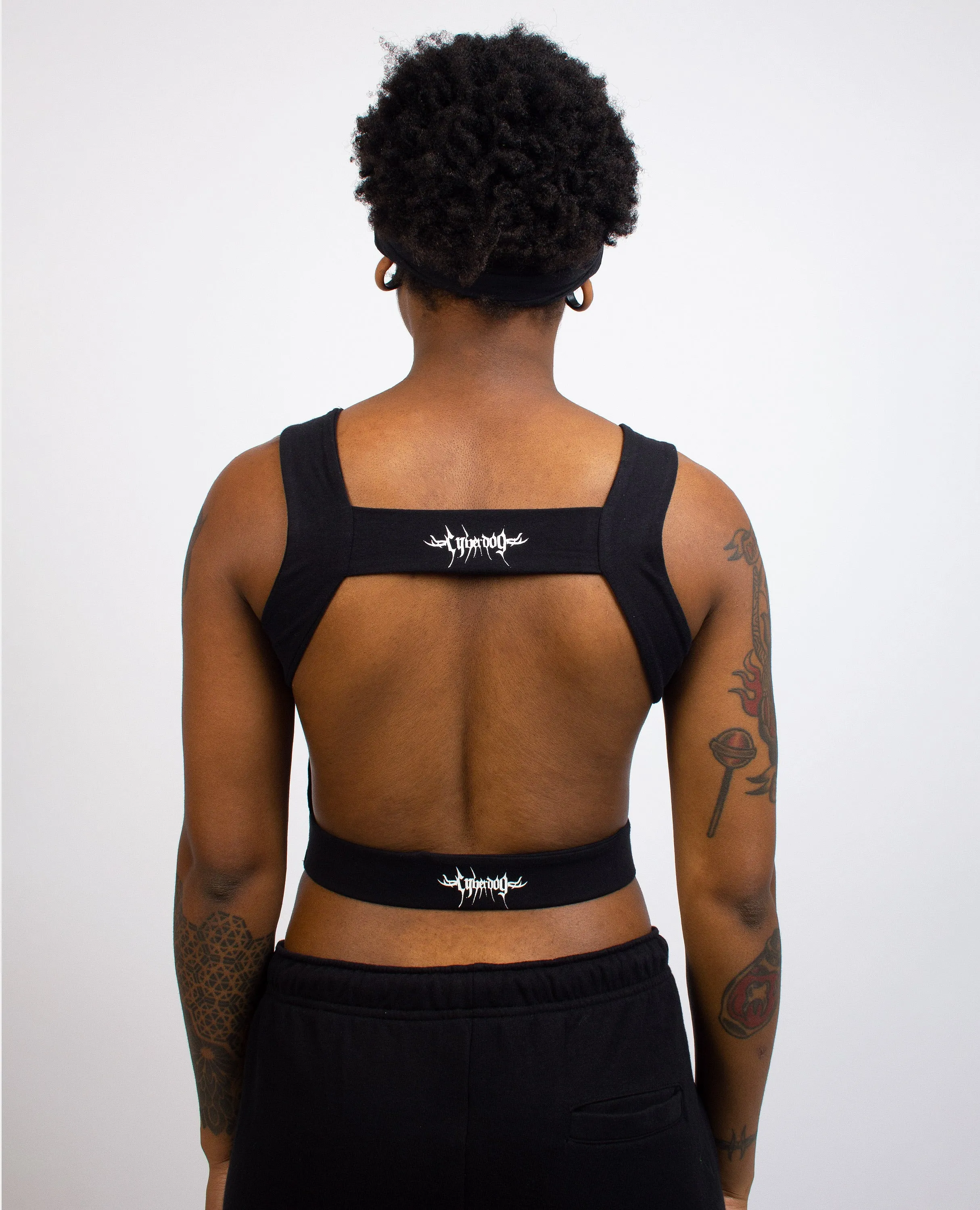 CYBERLUX CROP HARNESS TOP