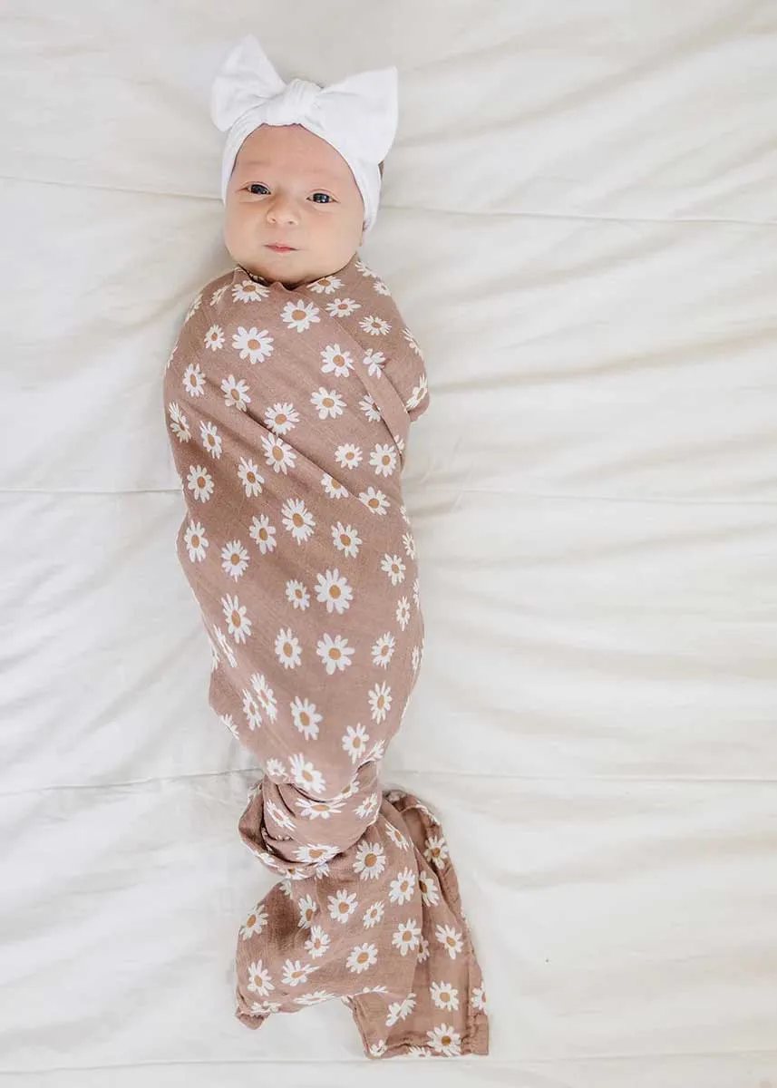 Daisy Dream Muslin Swaddle Blanket