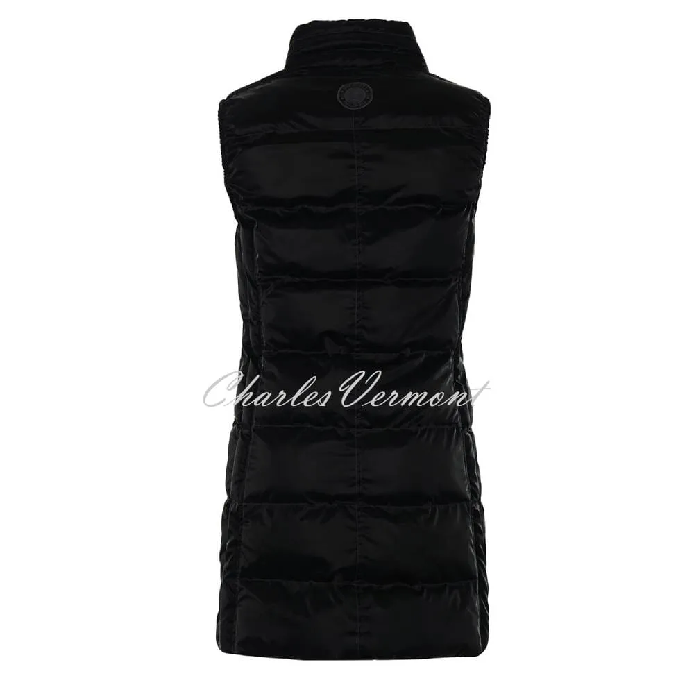 Dolcezza Longline Gilet - Style 72801 (Black)