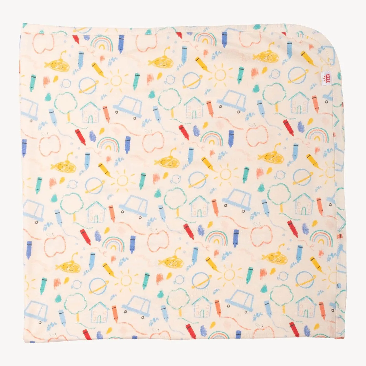 doodle pop modal baby blanket