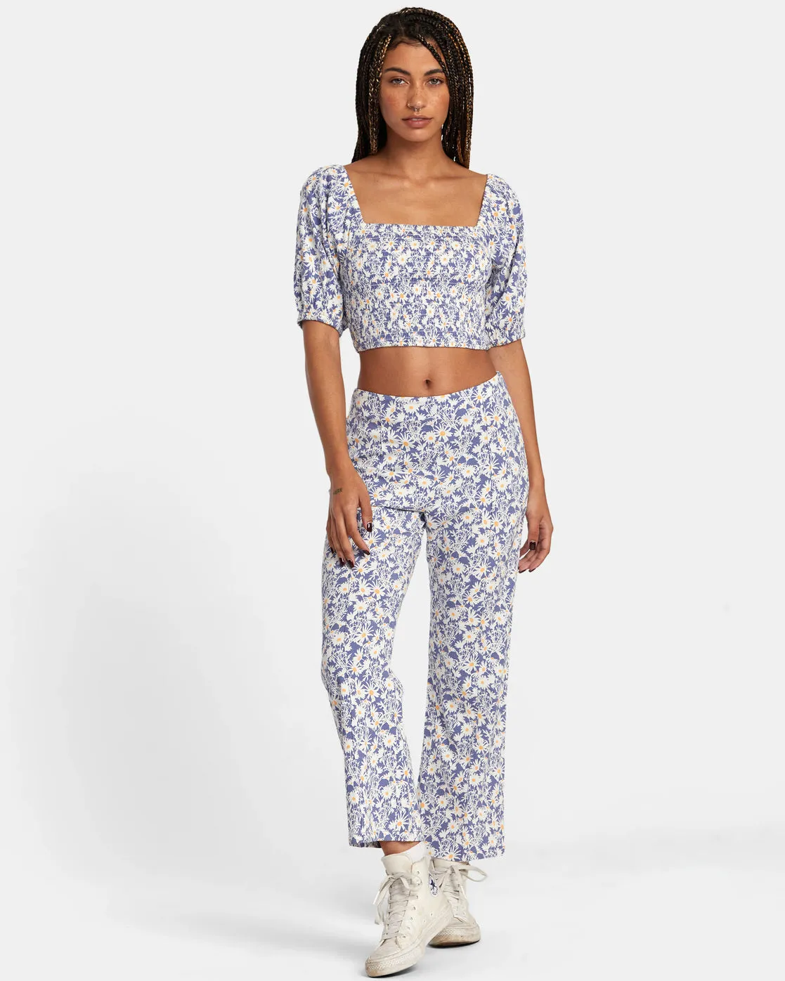 Drip High-Waisted Pants - Coast