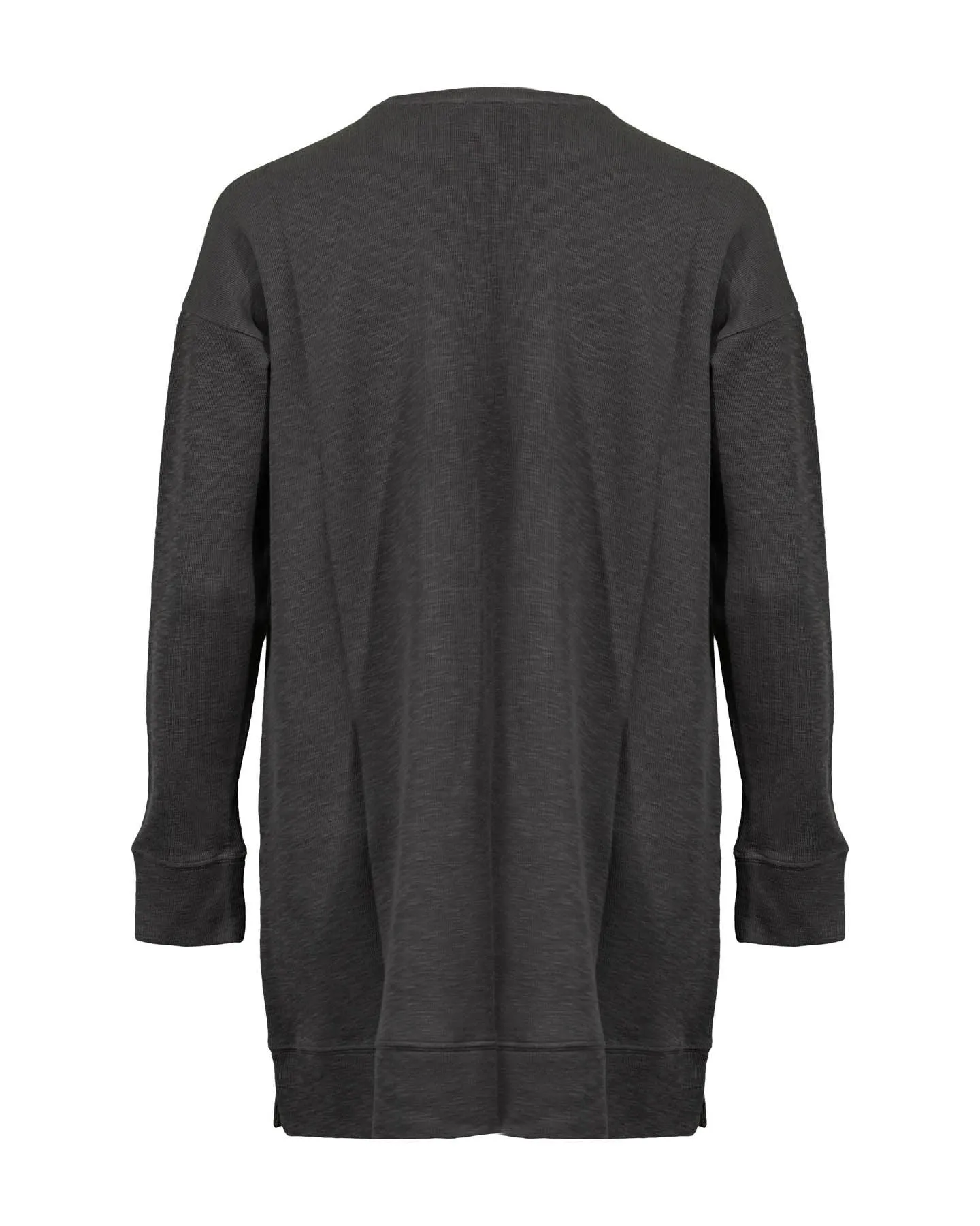 Eileen Fisher Slubby Rib Knit Crew Neck Tunic