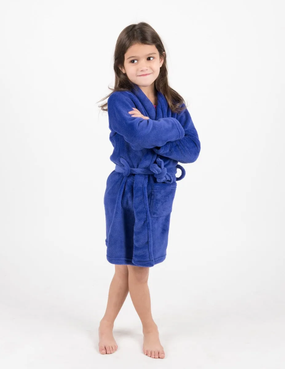 Fleece Shawl Collar Robe