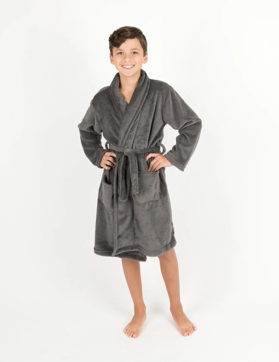 Fleece Shawl Collar Robe