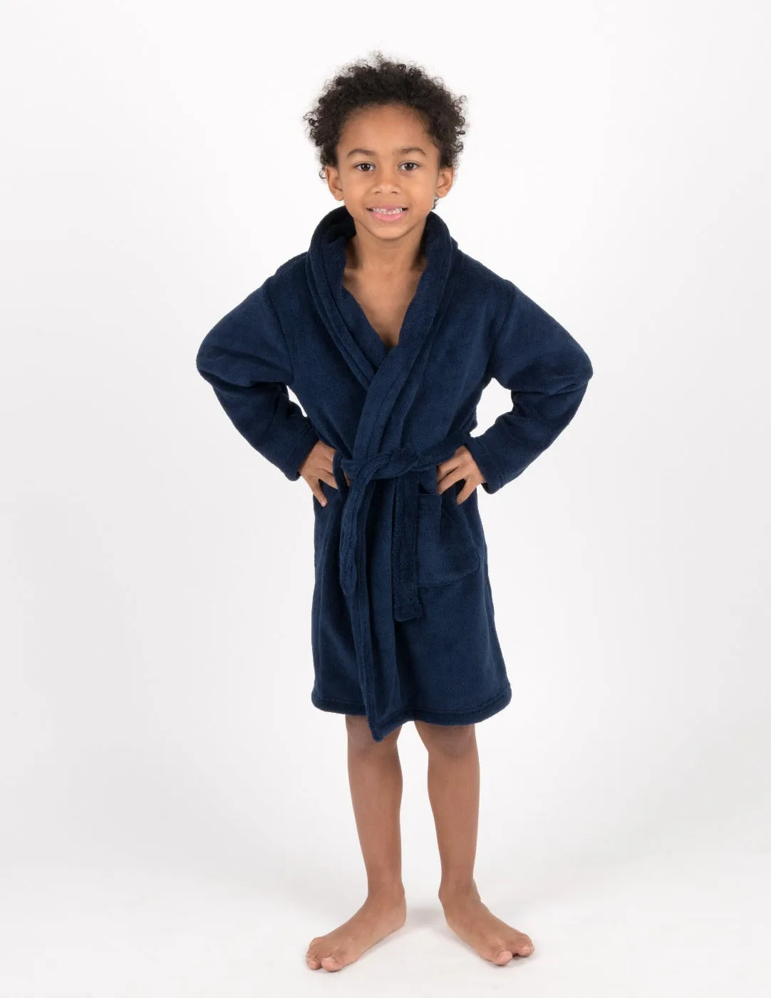 Fleece Shawl Collar Robe