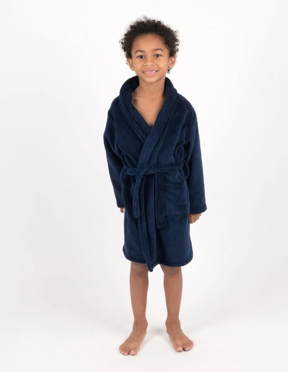 Fleece Shawl Collar Robe