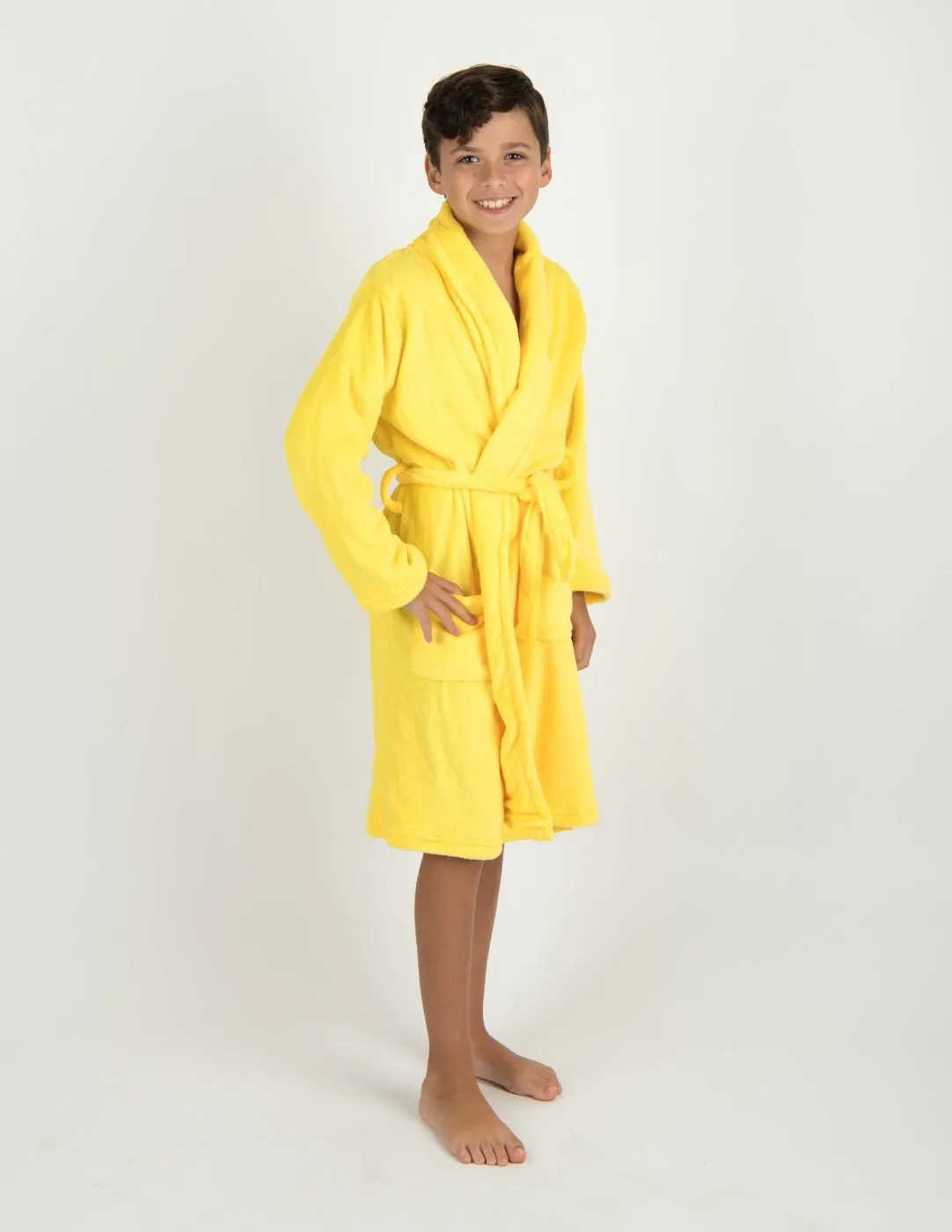 Fleece Shawl Collar Robe